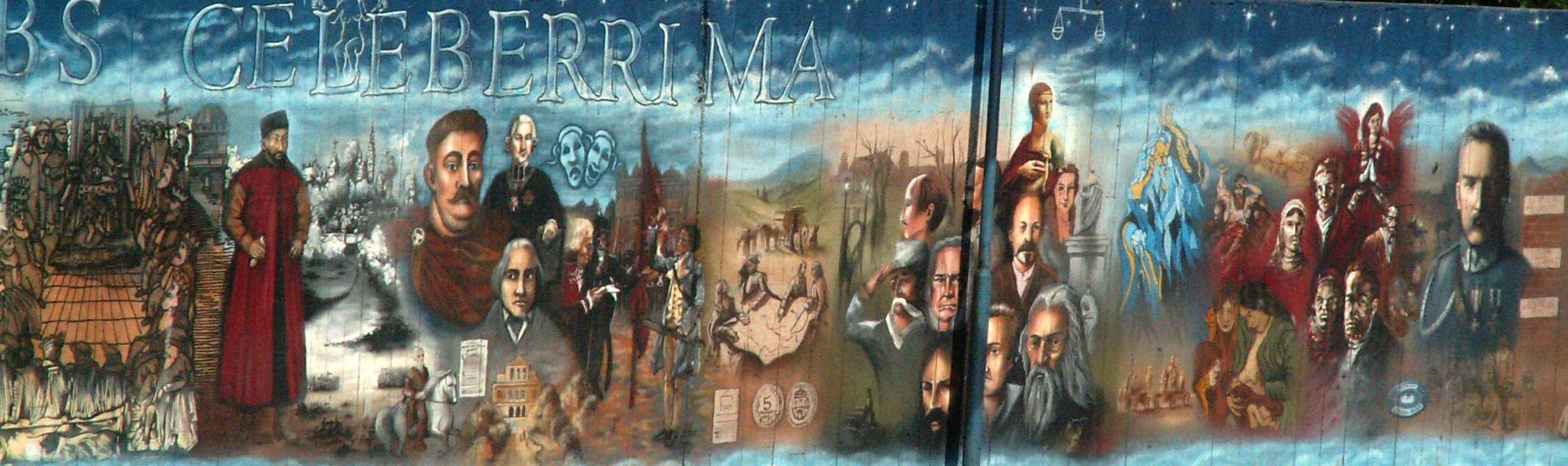 Mural-grafitti Silva Rerum