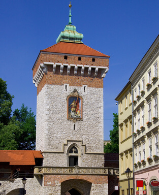Kraków przewodnicy - Brama Floriańska