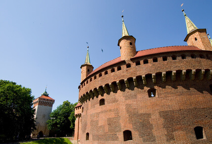 Zabytki Krakowa - Barbakan